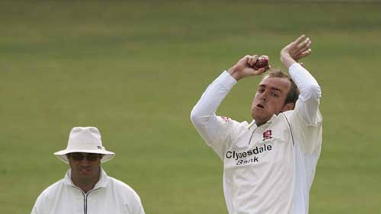 Andrew McGarry on his first-class return for Essex