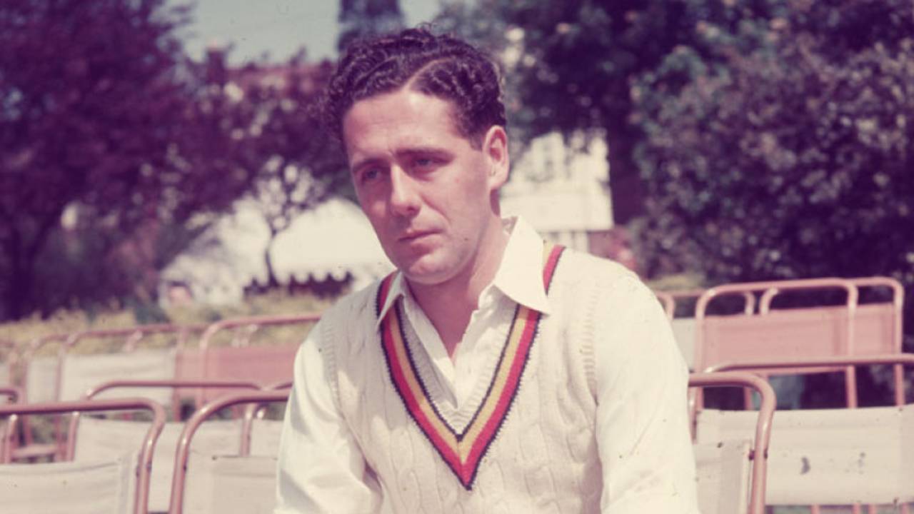 Trevor Bailey on tour with England