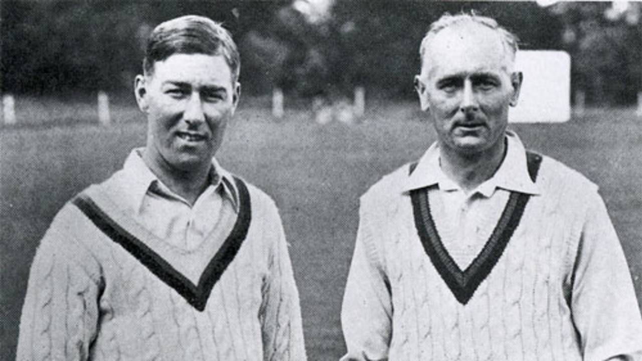 Norman Yardley and Hedley Verity in Ireland in 1941