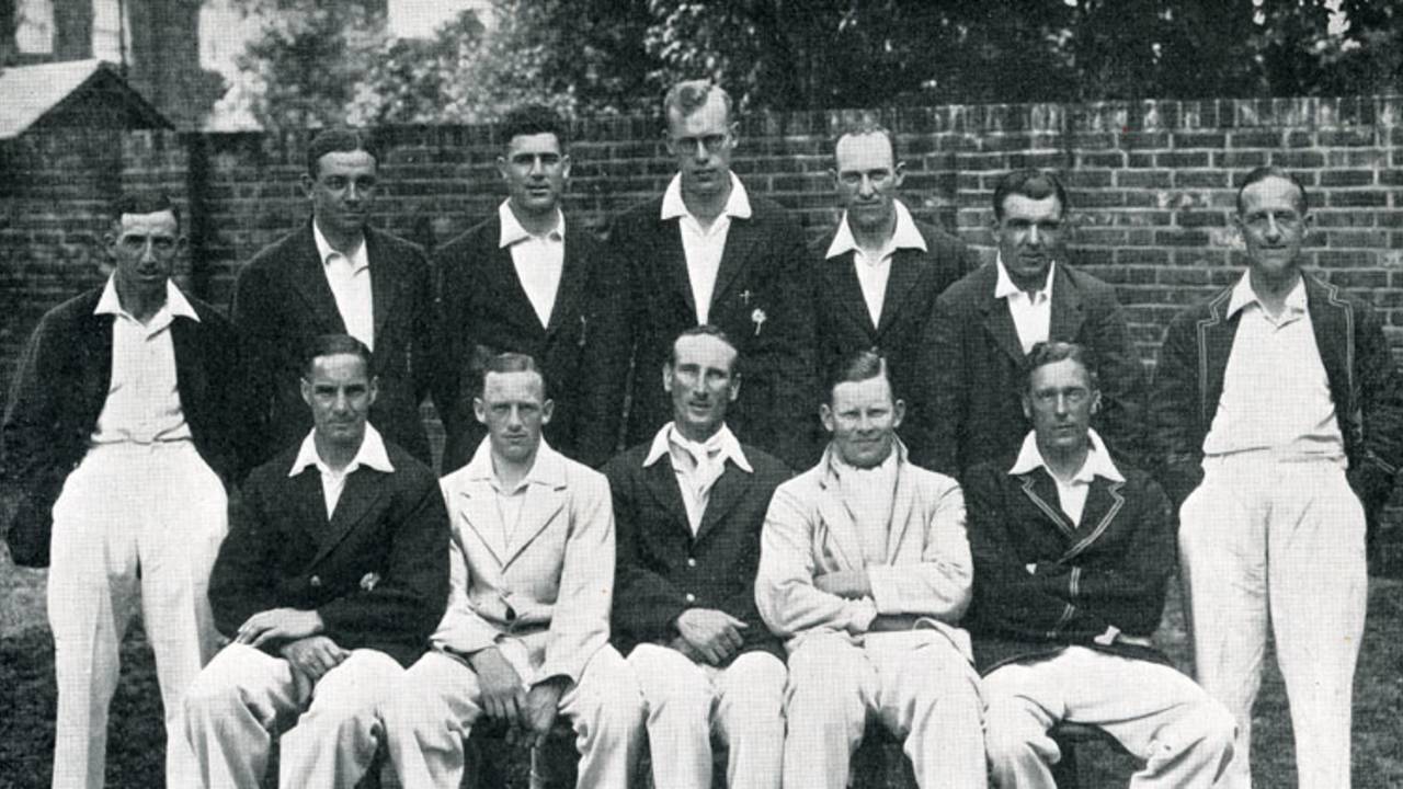 The England XII for the Lord's Test of 1932 against India