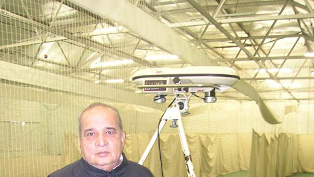 Joe Hussain at the Illford Cricket School's coaching centre, Chelmsford, July 12, 2007