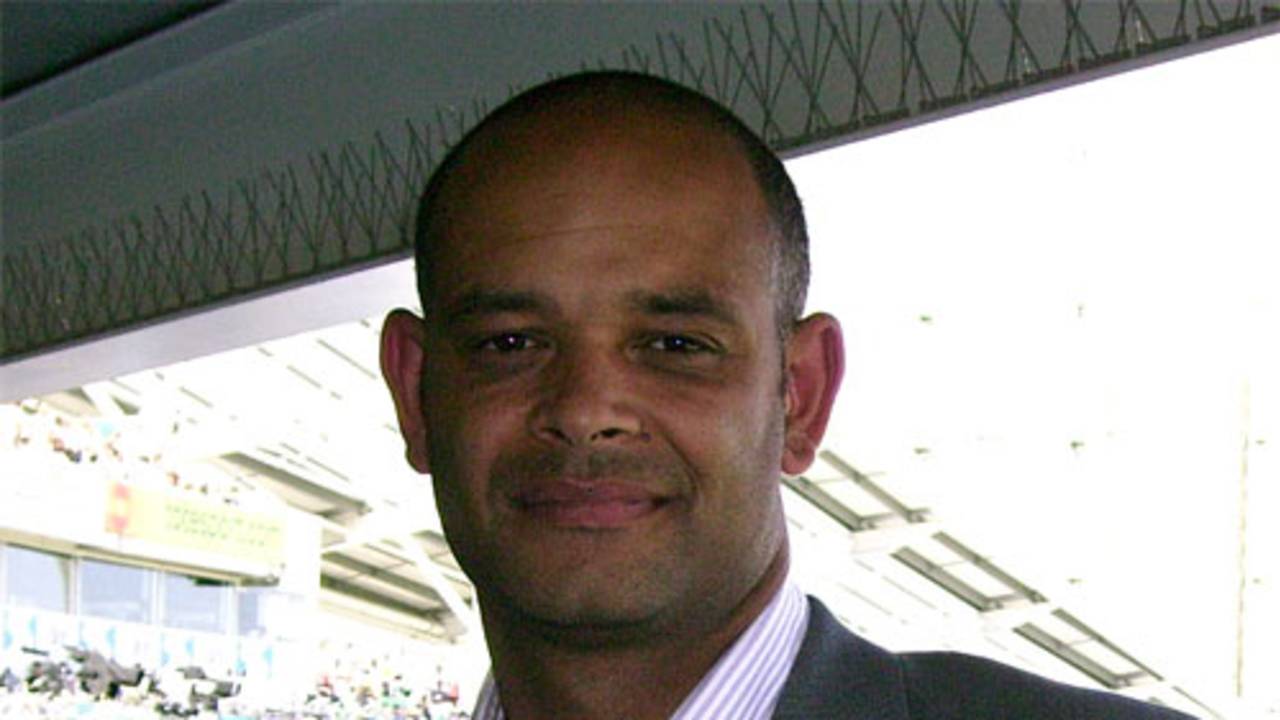 Dean Headley pictured at The Oval to watch England battle against India, England v India, 3rd Test, The Oval, 2nd day, August 10, 2007