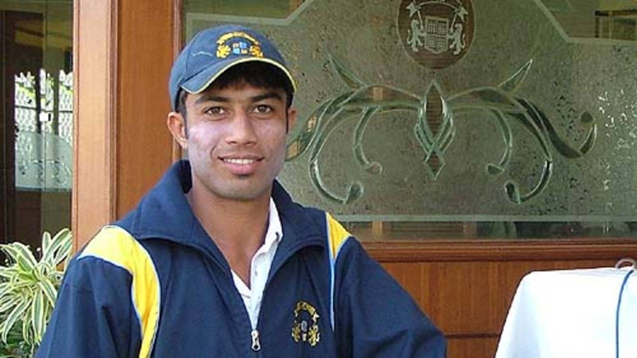 Punjab's Sarabjit Ladda finished with best figures of 4 for 30 in Hyderabad's second innings 