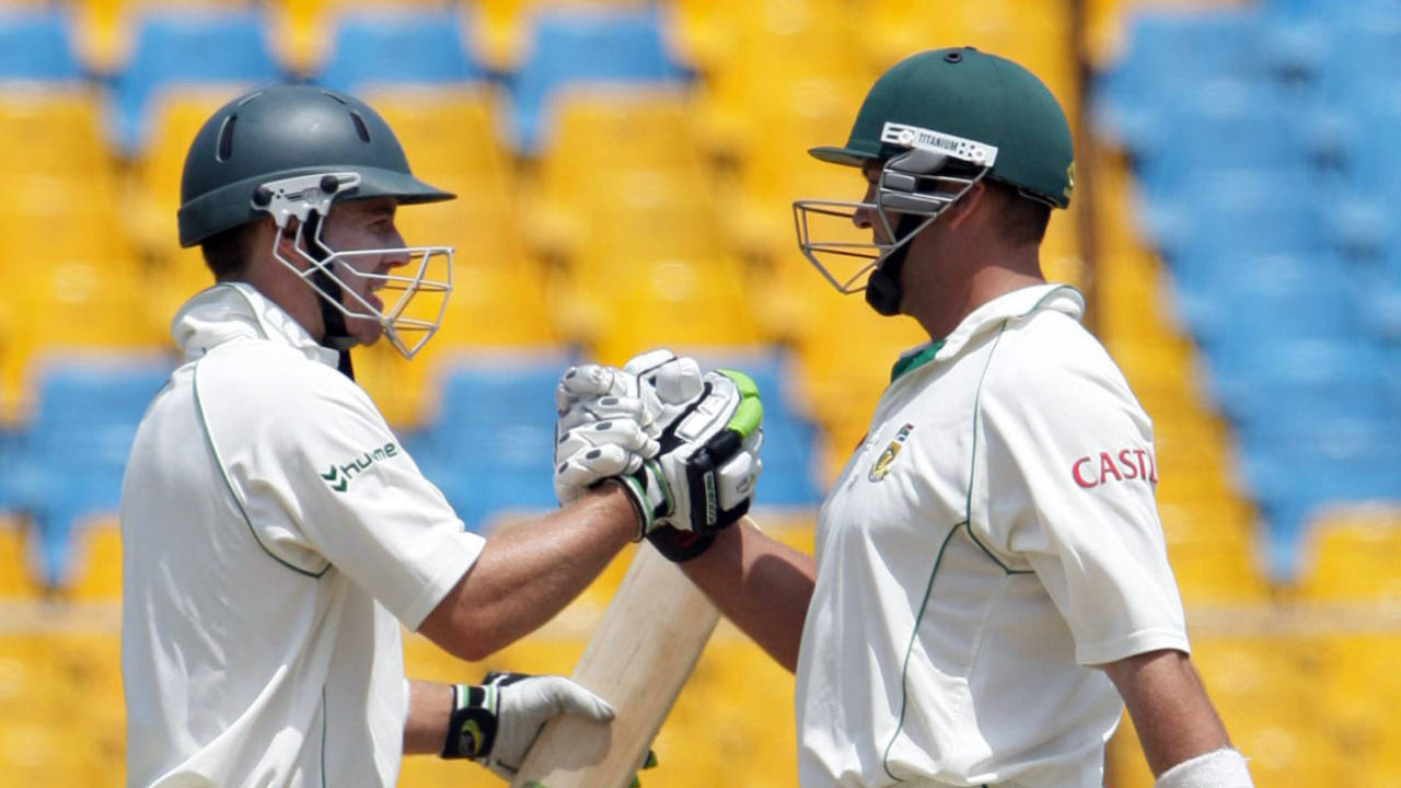 Jacques Kallis and AB de Villiers added 256 together, India v South Africa, 2nd Test, Ahmedabad, 2nd day, April 4, 2008