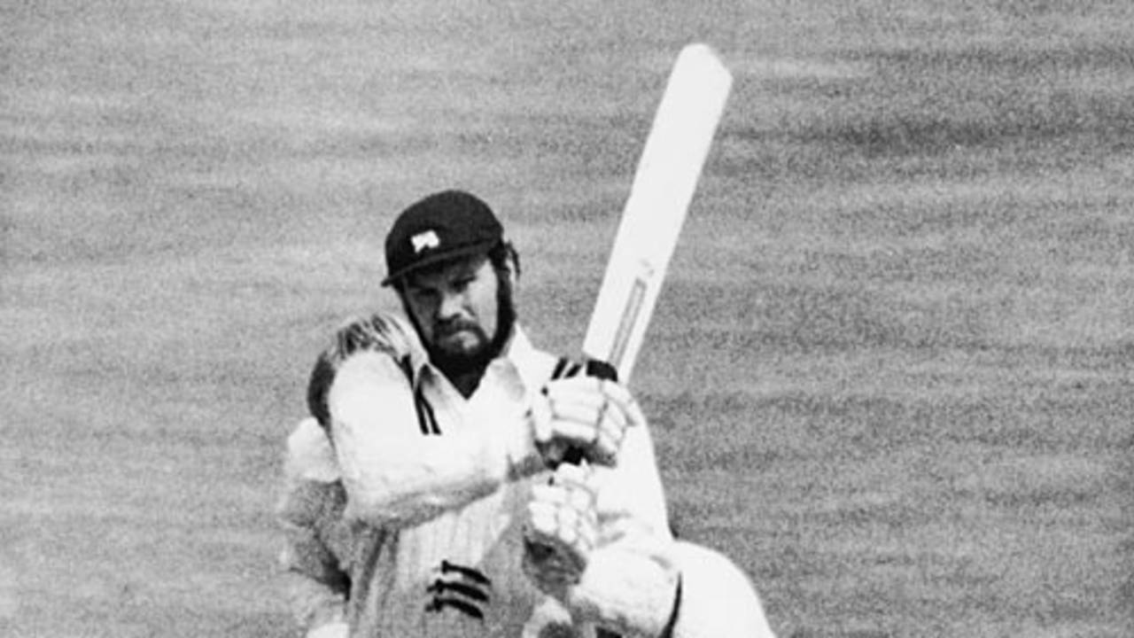 Mike Smith bats for Middlesex, April, 1978