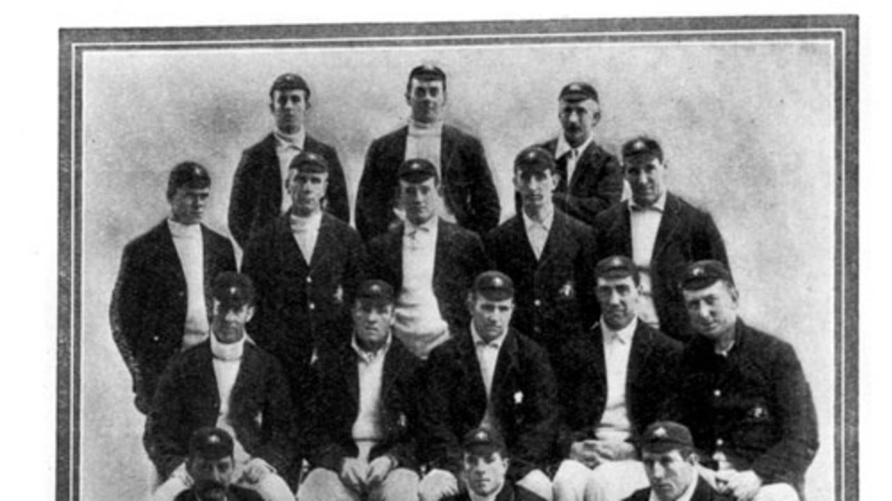 A portrait of the Australian team that contested the 1909 Ashes in England