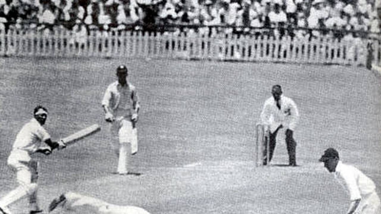 Paul Gibb edges through the slips, South Africa v England, 5th Test, Durban, March 6, 1939