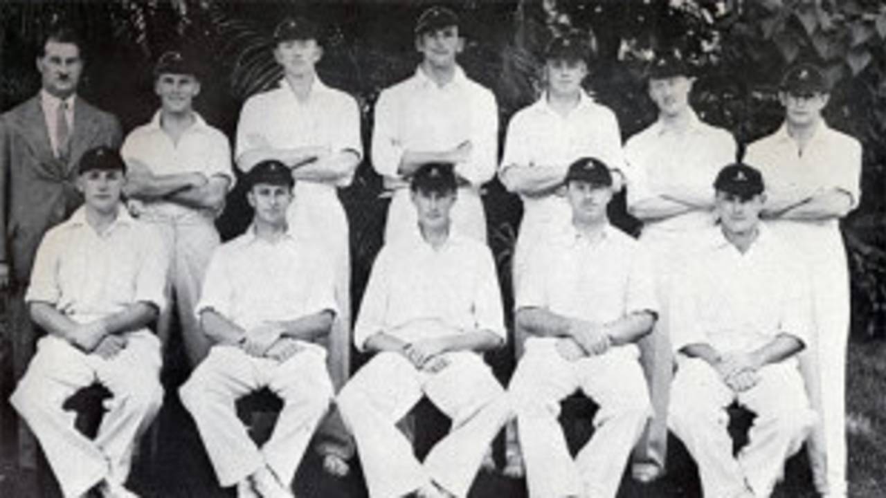 The South Africa side for the Timeless Test, South Africa v England, 5th Test, Durban, March 3, 1939.  TA Deevin (manager), Eric Rowan, Chud Langton, Pieter van der Bijl, ES Newson, Ronnie Grieveson, Norman Gordon. Front: Ken Viljoen, Bruce Mitchell, Alan Melville (capt),  Eric Dalton, Dudley Nourse.