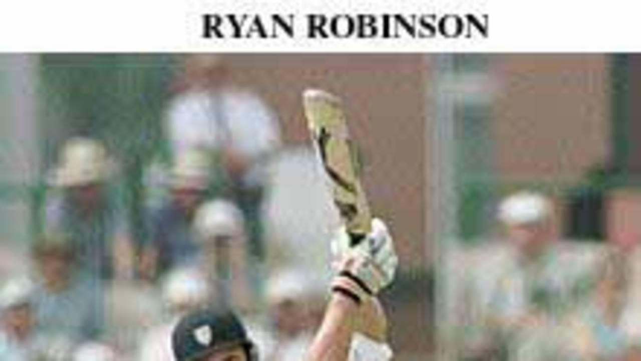 Ryan Robinson batting in the Benson and Hedges quarter final v Lancs