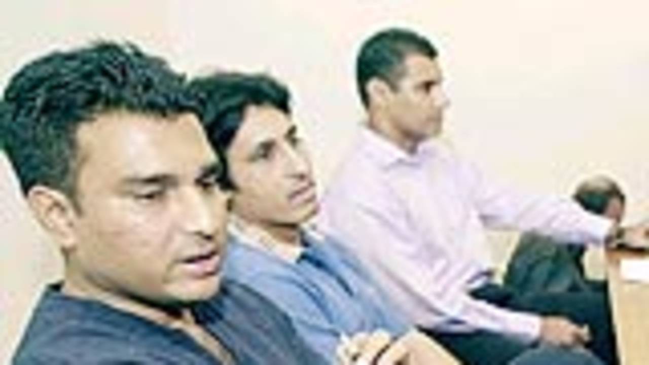 Sanjay Manjrekar, Rameez Raja and Waqar Younis