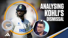 Does Kohli over-commit on front foot?