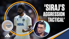 Was Siraj's confrontation with Smith tactical?