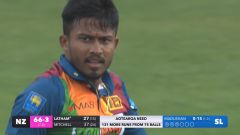 Watch - Madushan snags Latham for 27