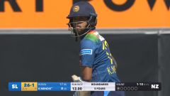 Watch - Mendis scoops Milne for a six