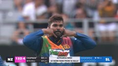 Watch - Hasaranga gets Chapman for 33