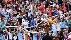 Fancy dress and football chants as Birmingham buzz returns