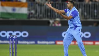 R Ashwin reacts after Virat Kohli dropped Aiden Markram