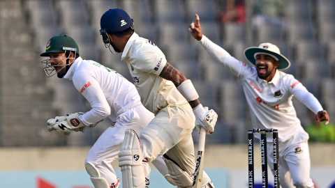 India beat Bangladesh India won by 3 wickets - Bangladesh vs India, India  in Bangladesh, 2nd Test Match Summary, Report | ESPNcricinfo.com