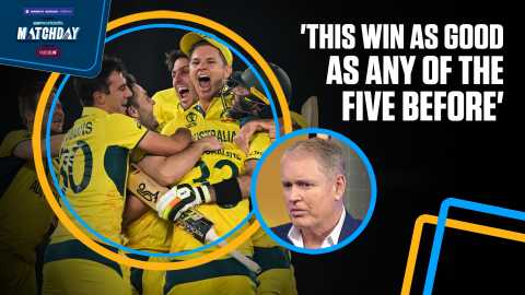 Where does this rank among Australia's WC wins?