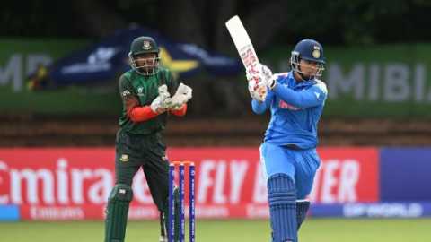 Watch - Vaibhav Sooryavanshi's 67-ball 72 against Bangladesh U-19