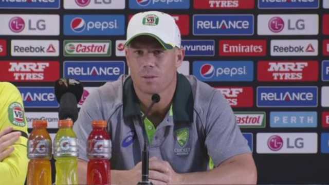 'Good to get a great total on the board' - Warner