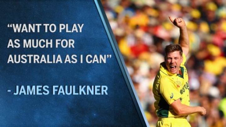 'Want to play as much as I can for Australia' - Faulkner
