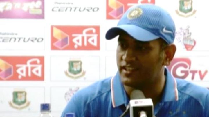 'Collision with Mustafizur a typical street clash' - Dhoni