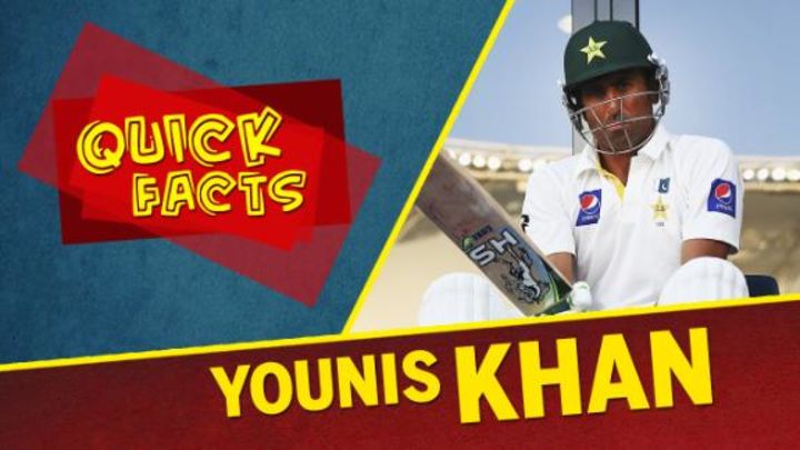 Quick Facts: Younis ton against every Test playing nation