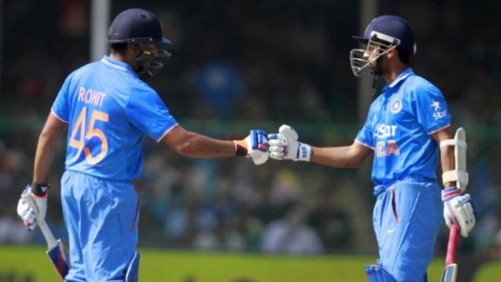 'Rahane compliments me well' - Rohit