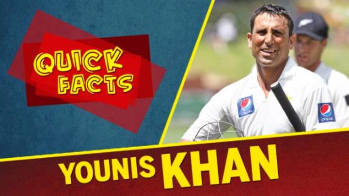 Quick Facts - Younis, Pakistan's Mr Reliable 