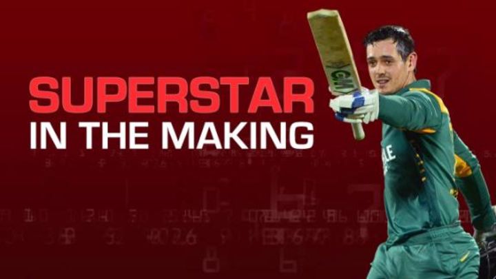 The young and restless Quinton de Kock