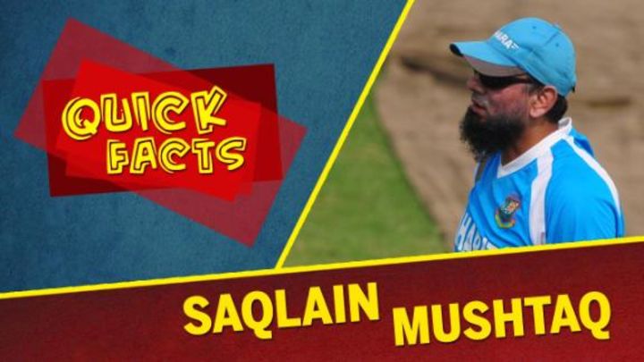Quick Facts: Saqlain Mushtaq from player to coach