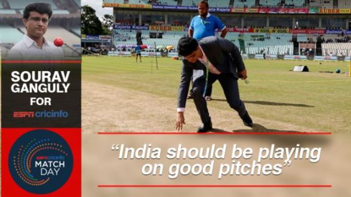 Ganguly: Ashwin, Jadeja must learn to bowl on good first-day pitches