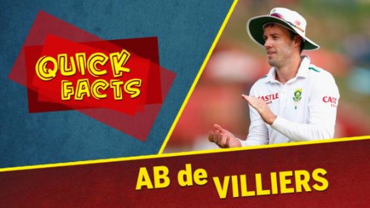 Quick Facts: AB de Villiers