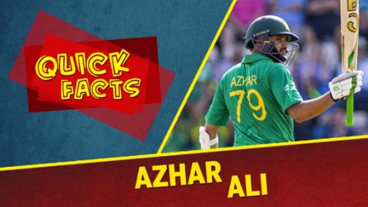 Quick Facts: Azhar Ali