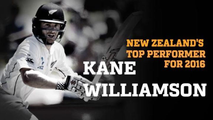 New Zealand top performer for 2016 - Kane Williamson