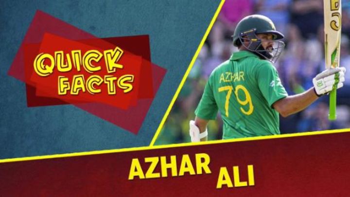Quick Facts: Azhar Ali