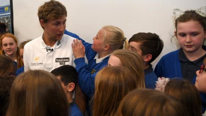 'How do you play cricket when it is so cold?' - Back to school for Joe Root