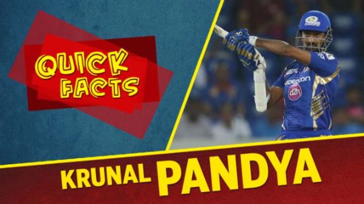 Quick Facts - Krunal Pandya