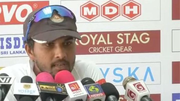 'India outplayed us in the first innings' - Chandimal