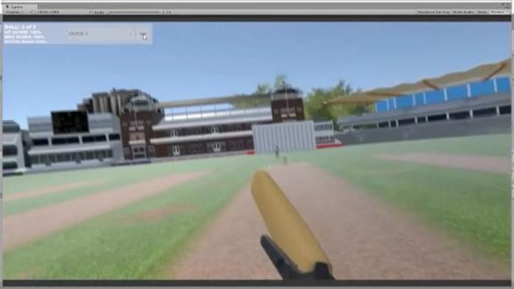 Virtual reality: what the batsman sees