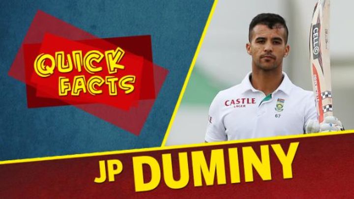 Quick Facts - JP Duminy retires from Tests