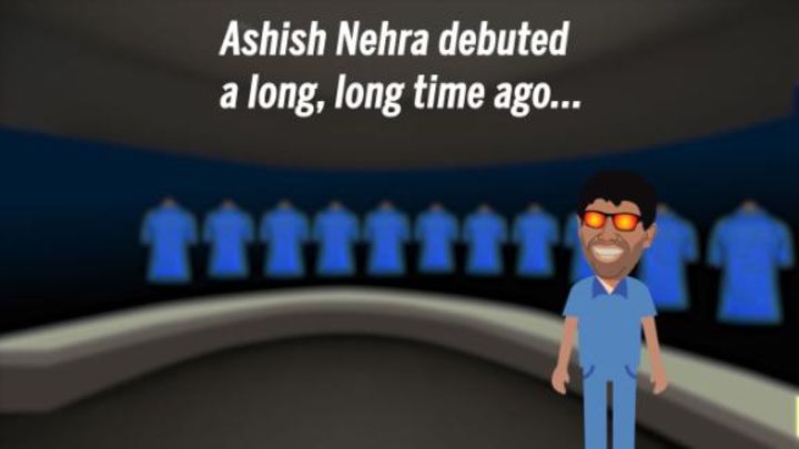 Do you remember when Nehra made his international debut?