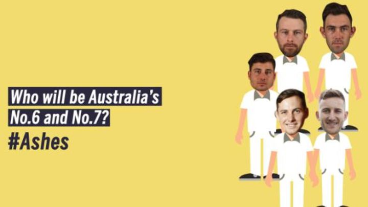 At sixes and sevens: Who will fill Australia's two lower-order spots?