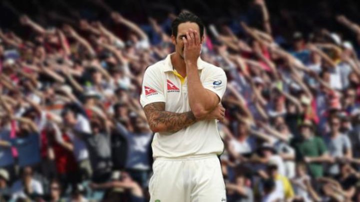 No Filter Ashes: What did Mitchell Johnson sing to himself?