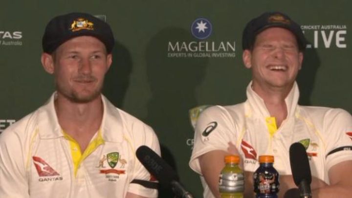 WATCH - Root, Smith revisit headbutt laughs