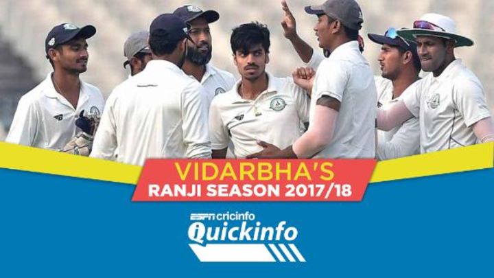Quickinfo: Vidarbha's Ranji season 2017/18