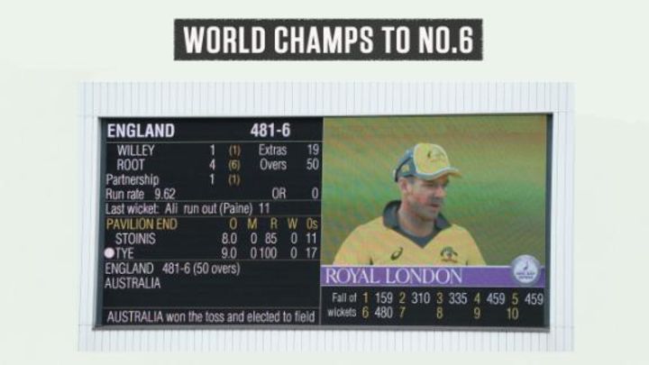 Australia's new ODI low