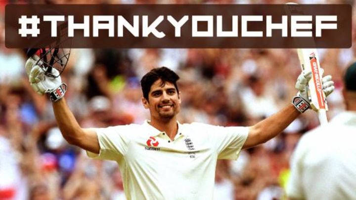 #ThankYouChef: A tribute to Alastair Cook