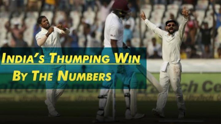 By The Numbers: India's dominance over West Indies